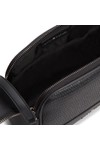 Tommy Hilfiger Mens Black Woven Wash Bag