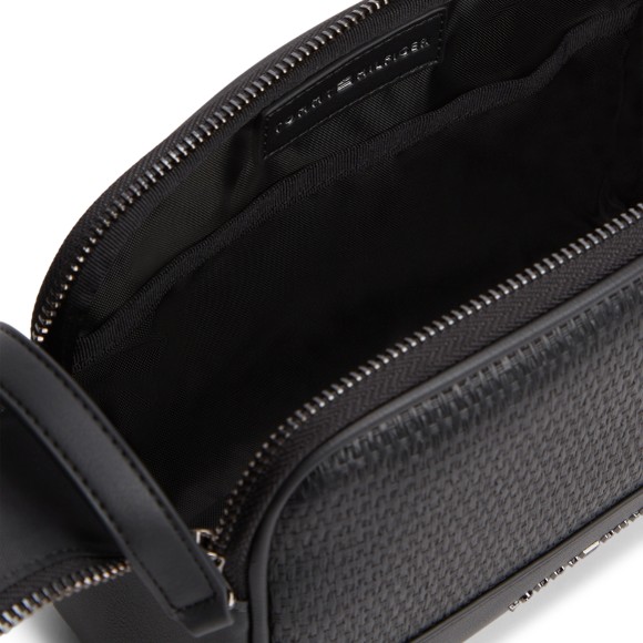 Tommy Hilfiger Mens Black Woven Wash Bag main image