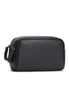 Tommy Hilfiger Mens Black Woven Wash Bag
