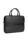 Tommy Hilfiger Mens Black Woven Computer Bag
