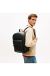 Tommy Hilfiger Mens Black Woven Backpack