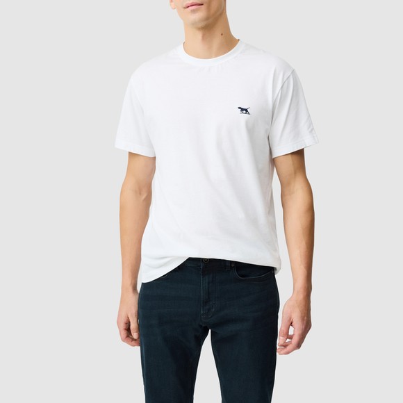 Rodd & Gunn Mens White The Gunn T-Shirt 2.0