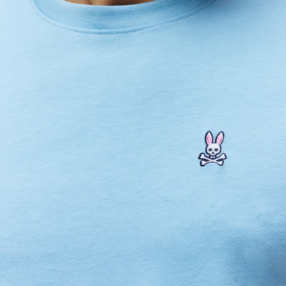 Psycho Bunny Mens Blue Classic Crew Neck T-Shirt #3
