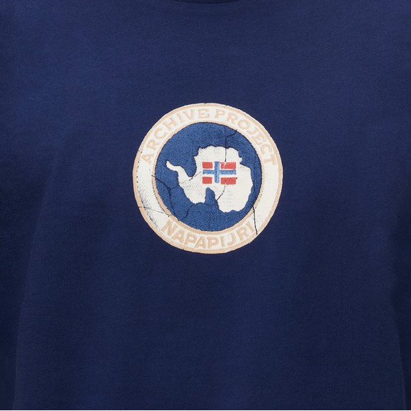 Napapijri Mens Blue S-Phos T-Shirt #3