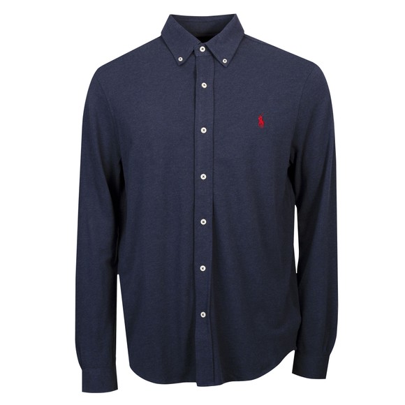 Polo Ralph Lauren Mens Blue Featherweight Mesh Shirt #1