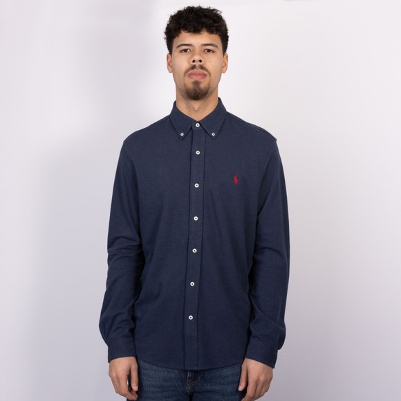 Polo Ralph Lauren Mens Blue Featherweight Mesh Shirt #2