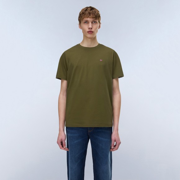 Napapijri Mens Green Salis T-Shirt #3
