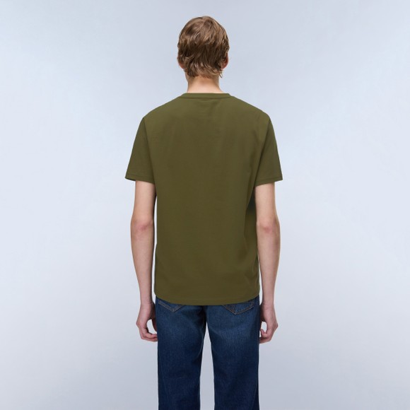 Napapijri Mens Green Salis T-Shirt #4