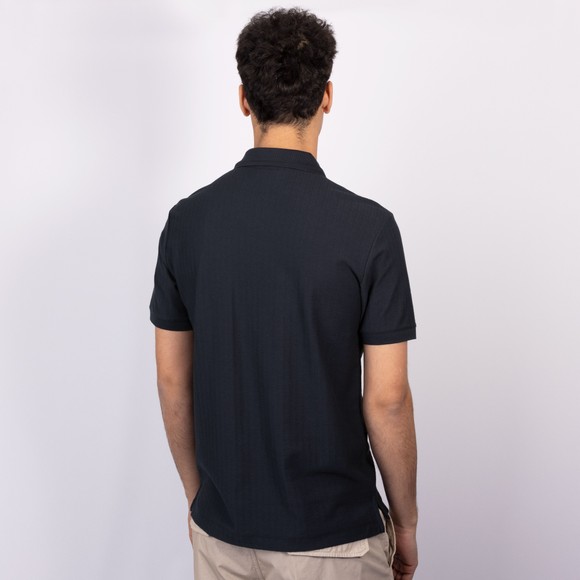 Emporio Armani Mens Blue Small Logo Beach Polo #4