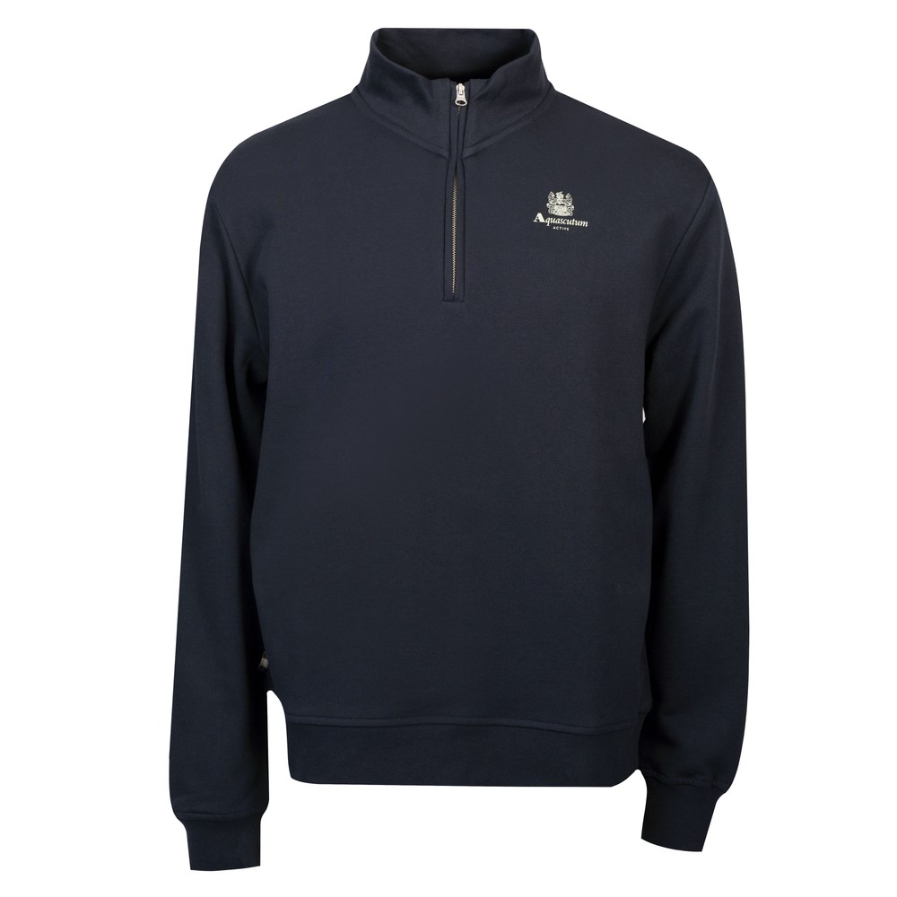 Half Zip Mock Neck Sweatshirt