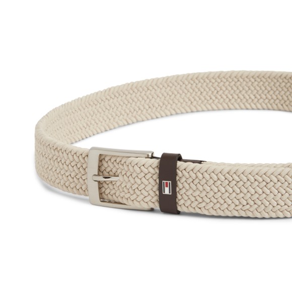 Tommy Hilfiger Mens Brown Adan 3.5 Elastic Stretch Belt