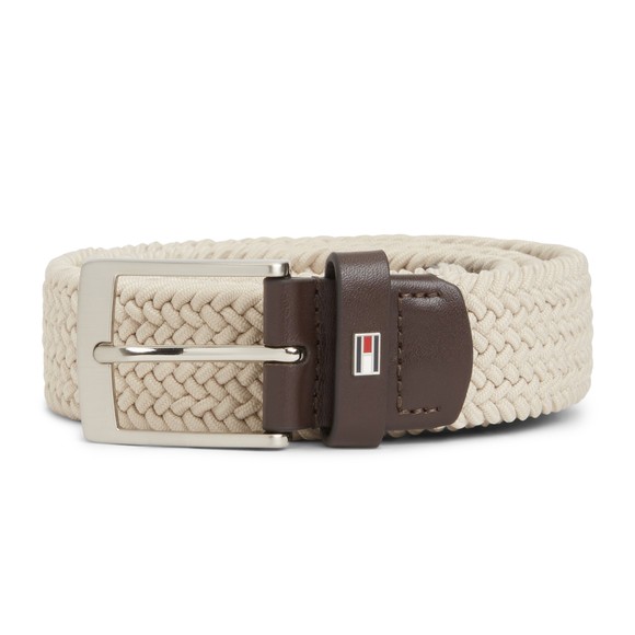 Tommy Hilfiger Mens Brown Adan 3.5 Elastic Stretch Belt