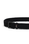 Tommy Hilfiger Mens Black Adan 3.5 Elastic Stretch Belt