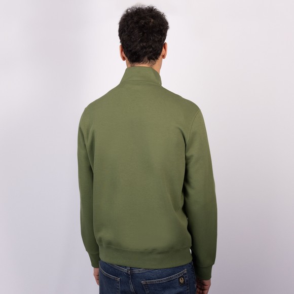 Polo Ralph Lauren Mens Green Tech Fleece Quarter Zip #4