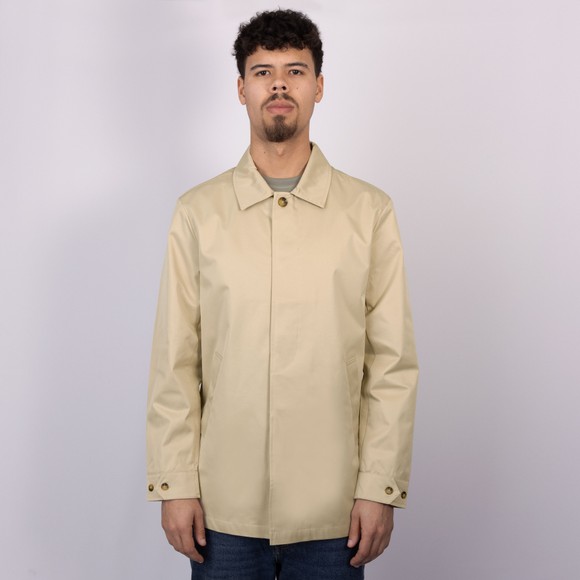 Aquascutum Mens Off-White Iconic Caban Mac Jacket #3