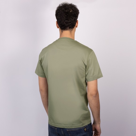 Belstaff Mens Green Mercerised Steel T-Shirt #4
