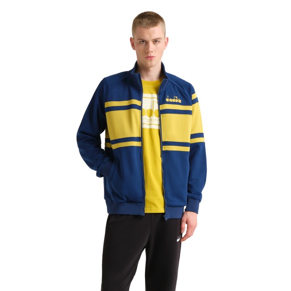 diadora Mens Blue 80s Track Jacket main image