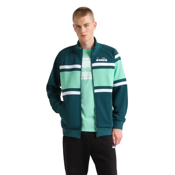 diadora Mens Green 80s Track Jacket main image