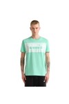 diadora Mens Green Short Sleeve Logo T-Shirt