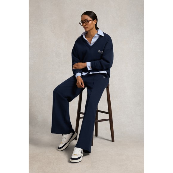 Holland Cooper Womens White Retro Trainer #4