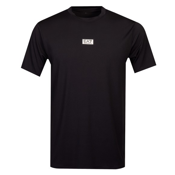 EA7 Emporio Armani Mens Black Ventus7 Dynamic Athlete T-Shirt