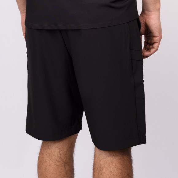 EA7 Emporio Armani Mens Black Ventus7 Dynamic Athlete Technical Cargo Short main image