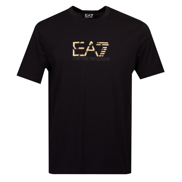 EA7 Emporio Armani Mens Black Train Special Logo T-Shirt