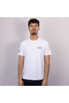 EA7 Emporio Armani Mens White Ventus7 Pro Tennis T-Shirt
