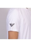 EA7 Emporio Armani Mens White Ventus7 Pro Tennis T-Shirt