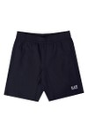 EA7 Emporio Armani Mens Blue Small Logo Short
