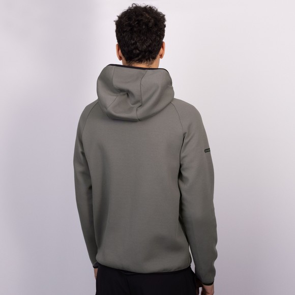 EA7 Emporio Armani Mens Grey Ventus7 Natural Full Zip Hoodie main image