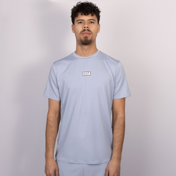 EA7 Emporio Armani Mens Blue Ventus7 Dynamic Athlete T-Shirt
