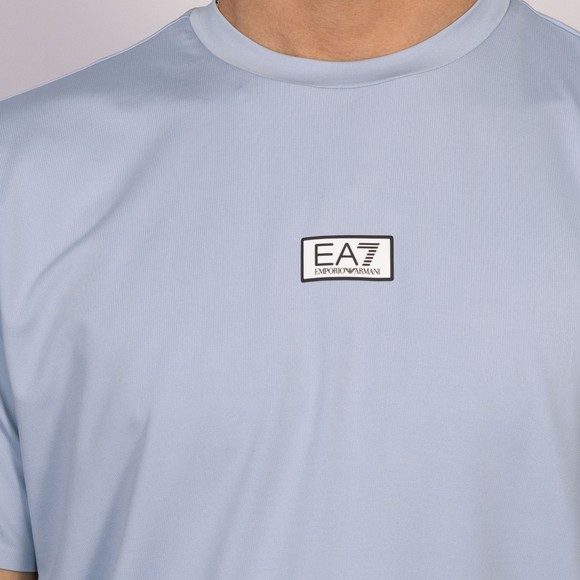 EA7 Emporio Armani Mens Blue Ventus7 Dynamic Athlete T-Shirt main image