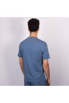 EA7 Emporio Armani Mens Blue Train Visibility Big Logo T-Shirt