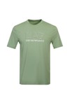 EA7 Emporio Armani Mens Green Train Visibility Big Logo T-Shirt