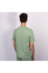 EA7 Emporio Armani Mens Green Train Visibility Big Logo T-Shirt