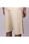 EA7 Emporio Armani Mens Beige Train Logo Series Side Tape Sweat Short