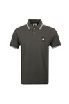 Pretty Green Mens Grey Rayner Polo