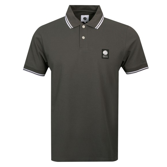 Pretty Green Mens Grey Rayner Polo