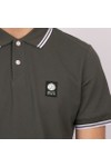 Pretty Green Mens Grey Rayner Polo