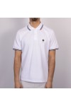 Pretty Green Mens White Rayner Polo