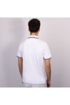 Pretty Green Mens White Rayner Polo