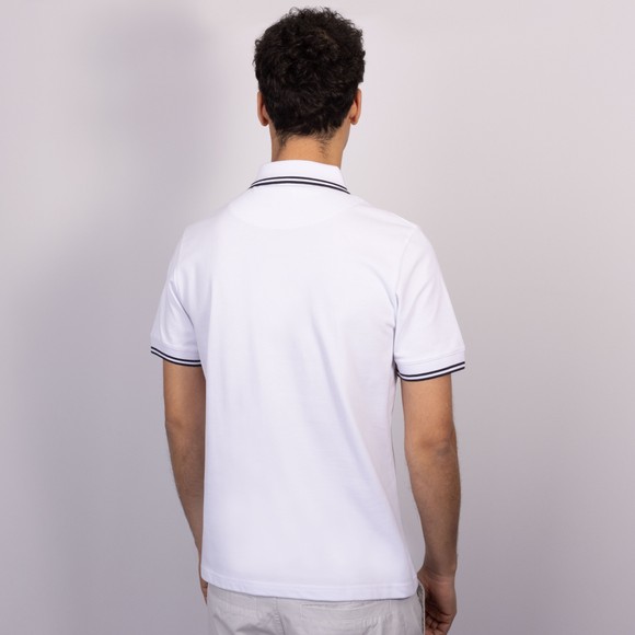 Pretty Green Mens White Rayner Polo main image