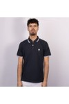 Pretty Green Mens Blue Rayner Polo