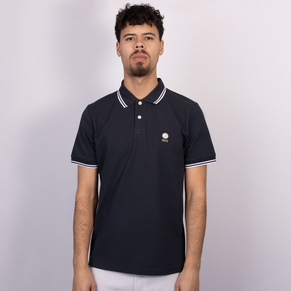 Pretty Green Mens Blue Rayner Polo