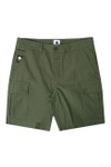 Pretty Green Mens Green Bostall Cargo Shorts