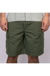 Pretty Green Mens Green Bostall Cargo Shorts