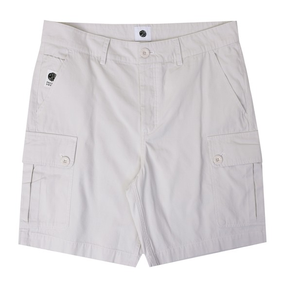 Pretty Green Mens Grey Bostall Cargo Shorts