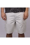 Pretty Green Mens Grey Bostall Cargo Shorts