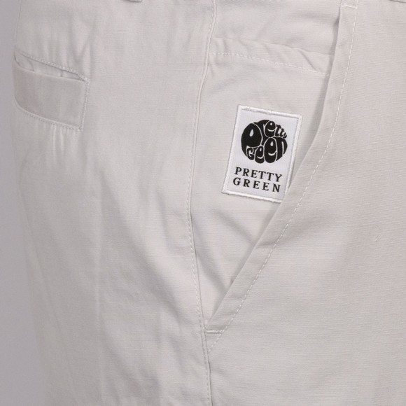 Pretty Green Mens Grey Bostall Cargo Shorts main image